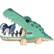 EUGY Krokodýl 3D kartonová skládačka   - 3D Puzzle