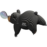 EUGY Medvěd černý 3D kartonová skládačka   - 3D Puzzle