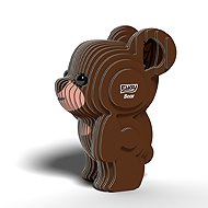 EUGY Grizzly Bear 3D Cardboard Puzzle - 3D Puzzle