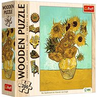 TREFL Wooden Art: Vincent van Gogh - Sunflowers 200 pieces - Jigsaw Puzzle