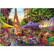 TREFL Premium Plus Tea Time: Flower Market 1000 pieces - Jigsaw Puzzle