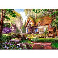 TREFL Premium Plus Tea Time: Wooden Cottage 1000 pieces - Jigsaw Puzzle