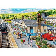 TREFL Premium Plus Tea Time: Train Station 1000 pieces - Jigsaw Puzzle