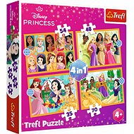 TREFL Disney Princesses: Fairy Tales 4in1 (35, 48, 54, 70 pieces) - Jigsaw Puzzle