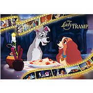 TREFL Premium Plus Iconic Moments: Lady and the Tramp 1000 pieces - Jigsaw Puzzle