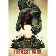 TREFL Premium Plus Jurassic Park: 1000 Pieces Movie Poster - Jigsaw Puzzle