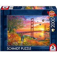 SCHMIDT Walk to the Golden Gate Bridge 2000 pieces - Jigsaw Puzzle