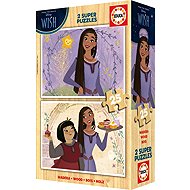 EDUCA Wooden Wishes 2 × 25 pieces - Jigsaw Puzzle