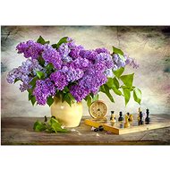 Enjoy Lilac and chess 1000 pieces - Jigsaw Puzzle
