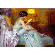 Enjoy Reading by lamplight 1000 pieces - Jigsaw Puzzle
