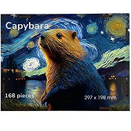 BusyKids Wooden Puzzle Capybara - Wooden Puzzle