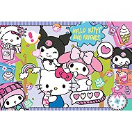 TREFL Puzzle Hello Kitty: Crazy Trio 300 Pieces - Jigsaw Puzzle