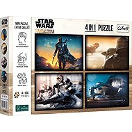 TREFL Puzzle Star Wars: Mandalorian 4×104 Pieces - Jigsaw Puzzle