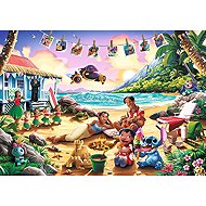 TREFL Puzzle Premium Plus Disney Lilo & Stitch: Beach Party 1000 Pieces - Jigsaw Puzzle