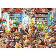 TREFL Puzzle Premium Plus Spring Bloom: Easter Sweet Shop 500 Pieces - Jigsaw Puzzle
