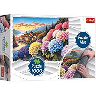 TREFL Puzzle Hydrangeas 1000 Pieces + Puzzle Mat - Jigsaw Puzzle