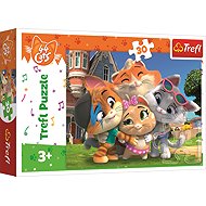 TREFL Puzzle 44 koček: Přátelství 30 dílků - Jigsaw Puzzle
