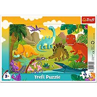 TREFL Puzzle Dinosaurs 15 Pieces - Jigsaw Puzzle
