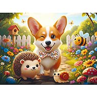 TREFL Puzzle A Day with a Corgi 30 Pieces - Jigsaw Puzzle