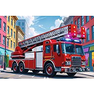 TREFL Puzzle Hasičský vůz 60 dílků - Jigsaw Puzzle