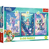 TREFL Puzzle Treflíci: A Colourful World 3 × 50 Pieces - Jigsaw Puzzle