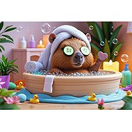 TREFL Puzzle Capybara in a Spa 160 Pieces - Jigsaw Puzzle