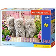 Castorland Three Grey Kittens 300 Pieces - Jigsaw Puzzle
