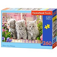 Castorland Three Grey Kittens 260 pieces - Jigsaw Puzzle