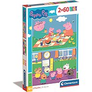 Clementoni Peppa Pig 2×60 pieces - Jigsaw Puzzle