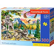 Castorland Wolf Family and Eagles 300 pieces - Jigsaw Puzzle