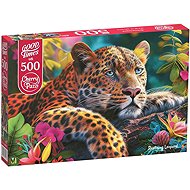 Cherry Pazzi Resting Leopard 500 pieces - Jigsaw Puzzle