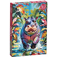 Cherry Pazzi Happy Hippo 500 pieces - Jigsaw Puzzle