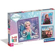 Clementoni Frozen 3-in-1 3 × 48 Pieces - Jigsaw Puzzle