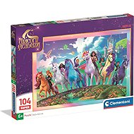 Clementoni Unicorn Academy: Magic Bond 104 pieces SUPER - Jigsaw Puzzle