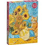 Cherry Pazzi Cat and Art 1000 Pieces - Jigsaw Puzzle