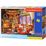 Castorland Christmas Eve with Pets 300 Pieces - Jigsaw Puzzle