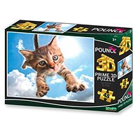 PRIME 3D Puzzle, Jumping Cat: Sparkles 3D, 48 pieces - Jigsaw Puzzle