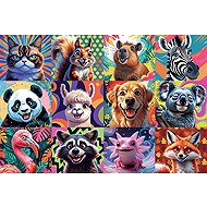 TREFL Puzzle Happy Animal Portraits 300 pieces - Jigsaw Puzzle