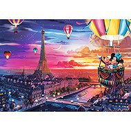 TREFL Puzzle Premium Plus Mickea and Minnie in Paris 1000 pieces - Jigsaw Puzzle