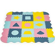 ECOTOYS Shapes pastel SX with borders - Foam Puzzle