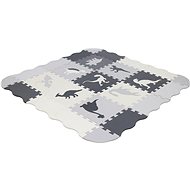 Matadi Grey Dinosaurs (28 × 28) - Foam Puzzle