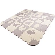 KIK Animals grey and cream - Foam Puzzle