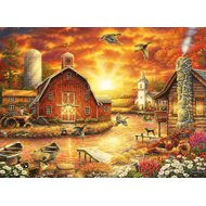 BLUEBIRD Puzzle Farm at dawn 3000 pieces - Jigsaw Puzzle