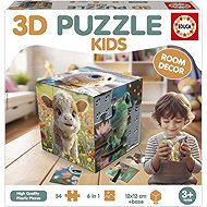 EDUCA 3D Puzzle Cube Animals 54 Pieces - 3D Puzzle