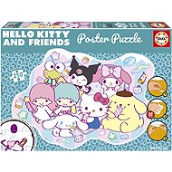 EDUCA Poster puzzle Hello Kitty a přátelé 250 dílků - Jigsaw Puzzle
