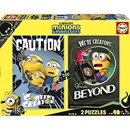 EDUCA Puzzle Mimoni a monstra 2 × 500 dílků - Jigsaw Puzzle