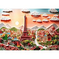 TREFL Puzzle Paper Art: Paris 1000 pieces - Jigsaw Puzzle