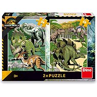 Dino Jurský svět 2v1, 24 + 48 dílků - Jigsaw Puzzle