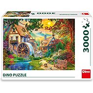 Dino Malebný mlýn 3000 dílků - Jigsaw Puzzle