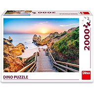 Dino Pláž Camilo 2000 dílků - Jigsaw Puzzle